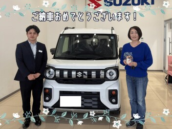 S様にスペーシアギアをご納車させていただきました！